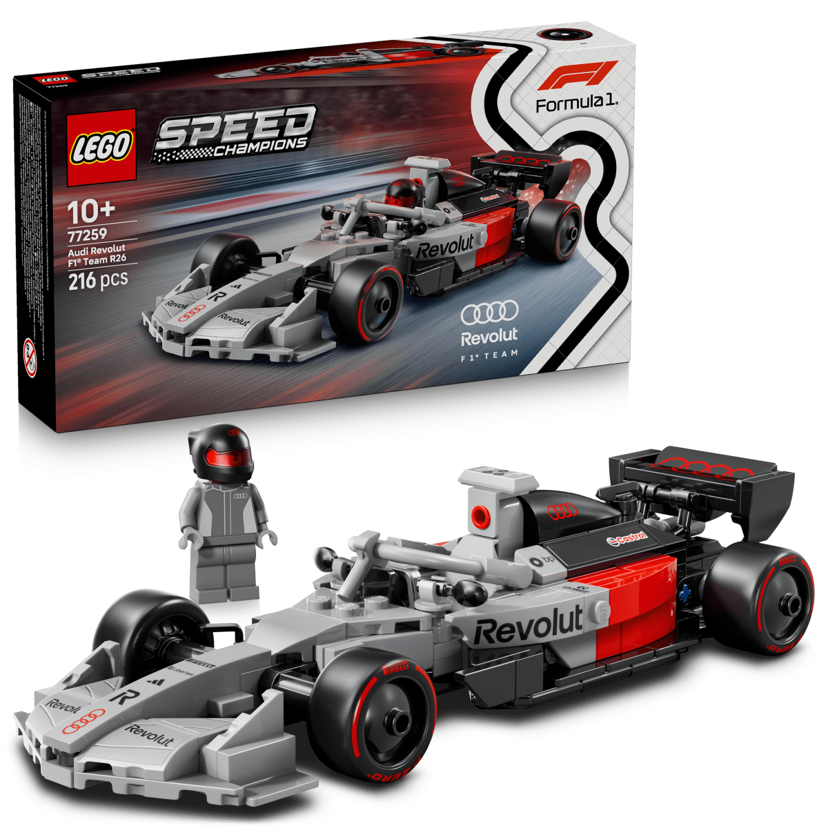 Lego Audi Revolut F1® Team R26 Race Car 77259 - Metro Singapore Departmental Store - Celebrating 69 Years in SG