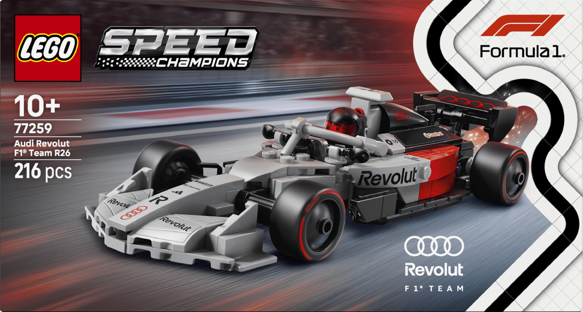 Lego Audi Revolut F1® Team R26 Race Car 77259 - Metro Singapore Departmental Store - Celebrating 69 Years in SG