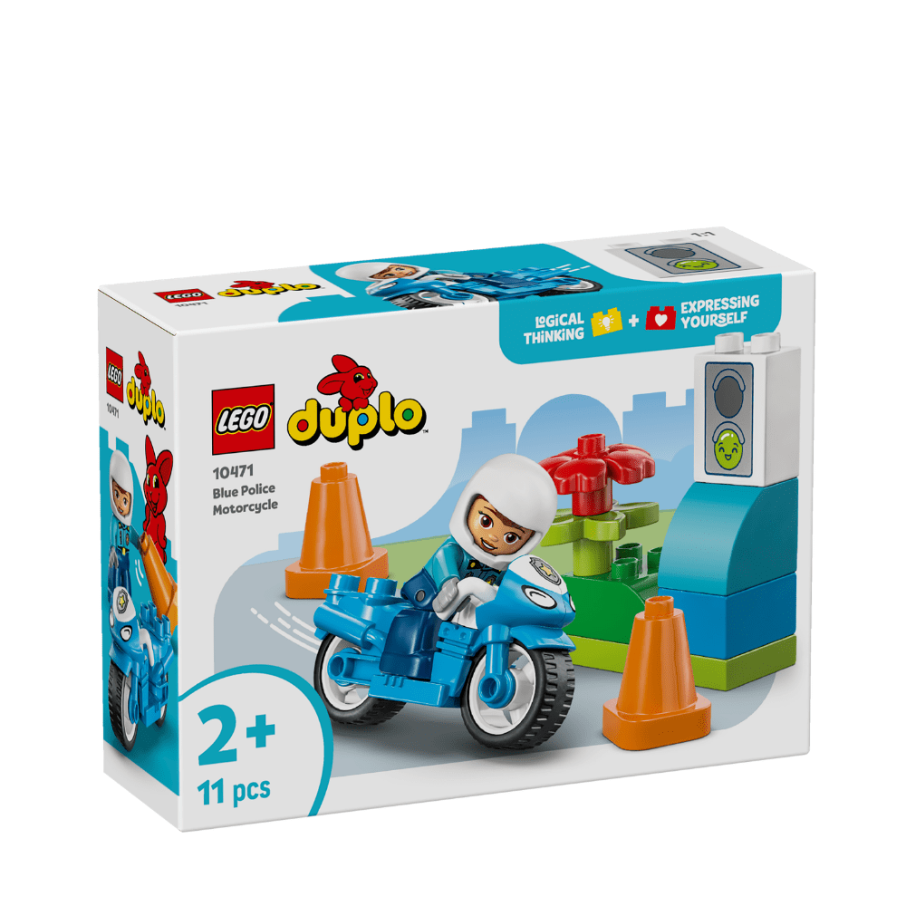 Lego Blue Police Motorcycle 10471 - Metro Singapore Departmental Store - Celebrating 69 Years in SG