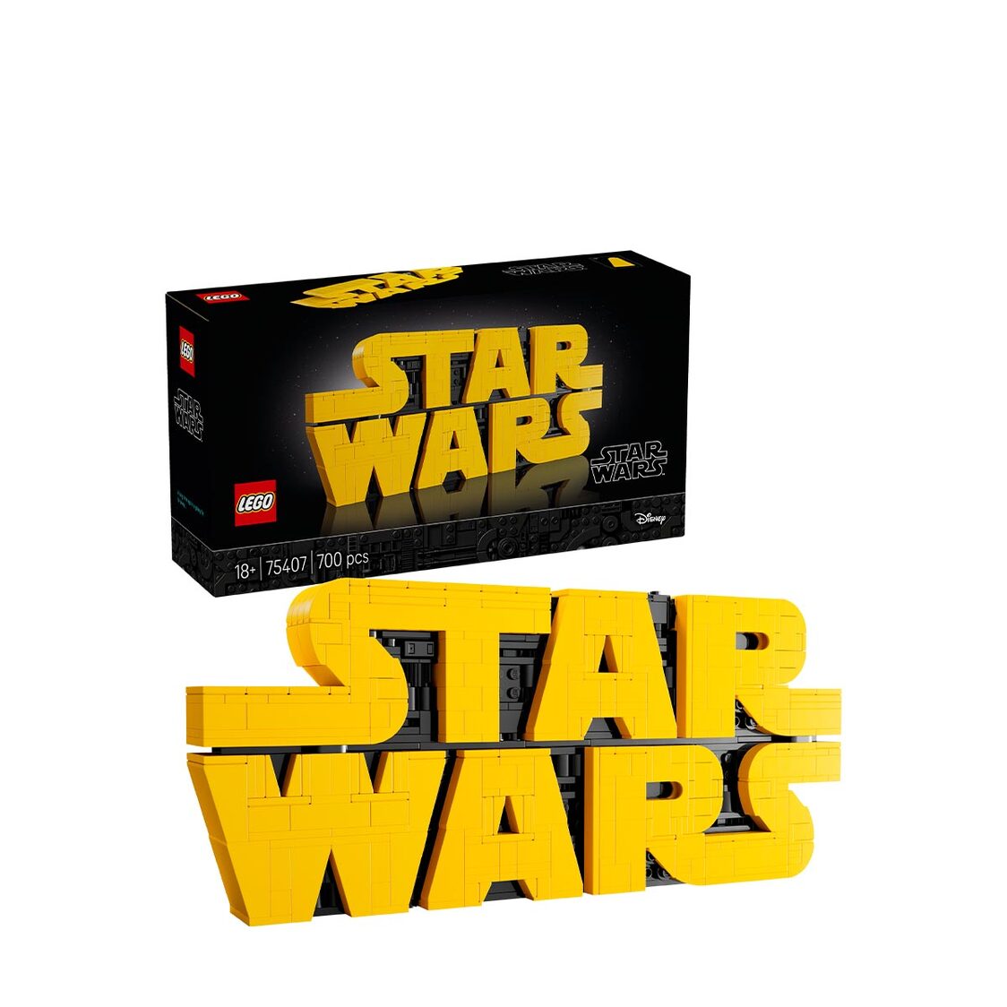 Lego Brick - Built Star Wars™ Logo 75407 - Metro Singapore Departmental Store - Celebrating 69 Years in SG