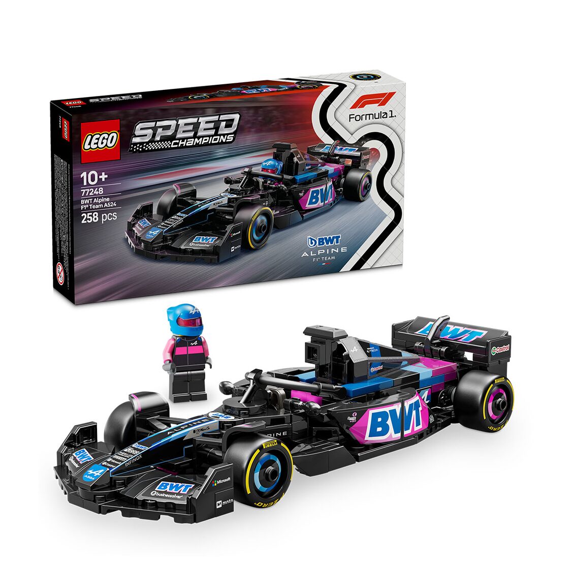 Lego BWT Alpine F1® Team A524 Race Car 77248 - Metro Singapore Departmental Store - Celebrating 69 Years in SG