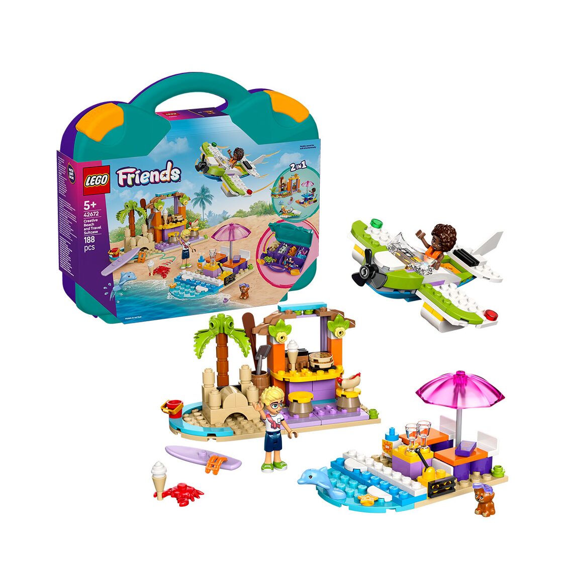 Lego Creative Beach and Travel Suitcase 42672 - Metro Singapore Departmental Store - Celebrating 69 Years in SG