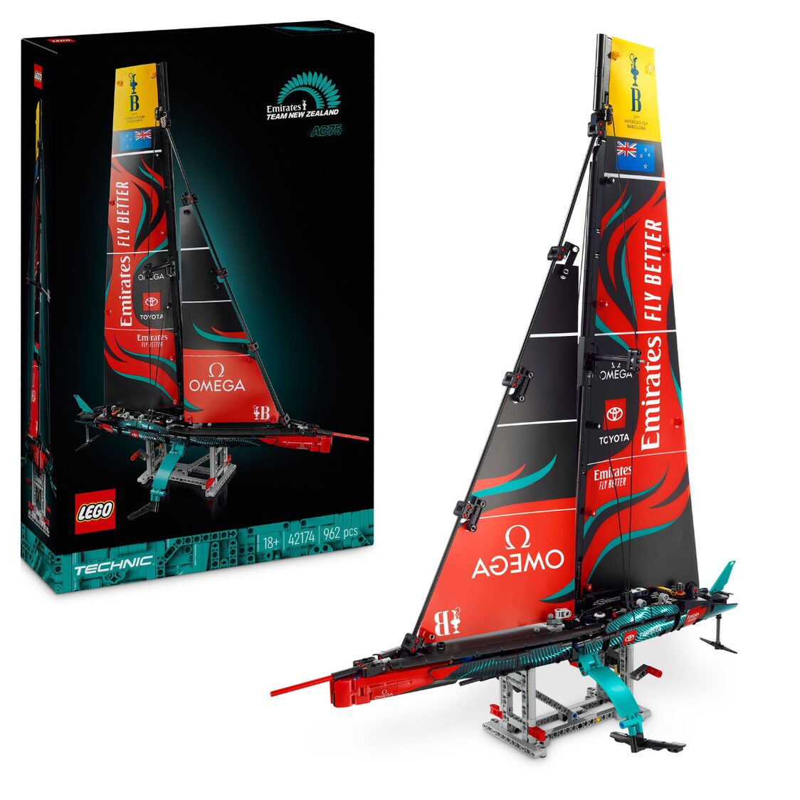 Lego Emirates Team New Zealand AC75 Yacht 42174 - Metro Singapore Departmental Store - Celebrating 69 Years in SG