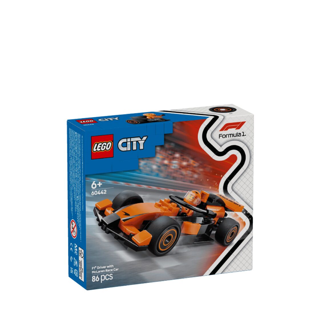 Lego F1® Driver with McLaren Race Car 60442 - Metro Singapore Departmental Store - Celebrating 69 Years in SG