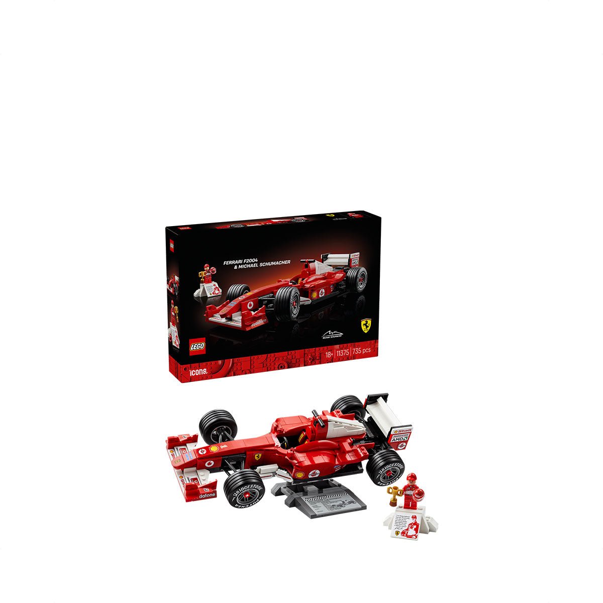 Lego Ferrari F2004 & Michael Schumacher 11375 - Metro Singapore Departmental Store - Celebrating 69 Years in SG