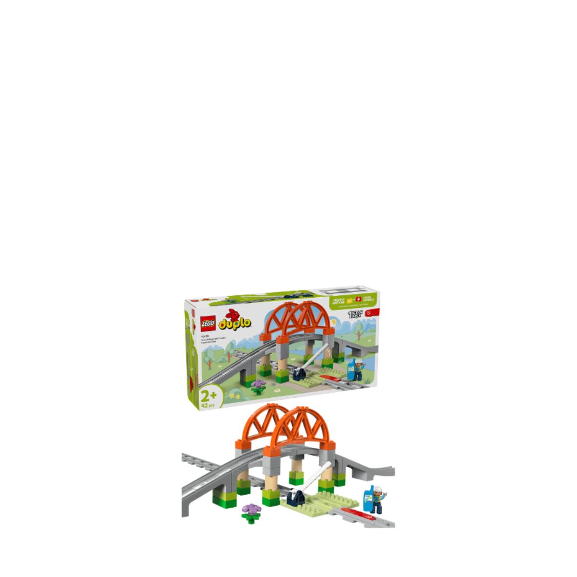 Lego Train Bridge and Tracks Expansion Set 10426 - Metro Singapore Departmental Store - Celebrating 69 Years in SG