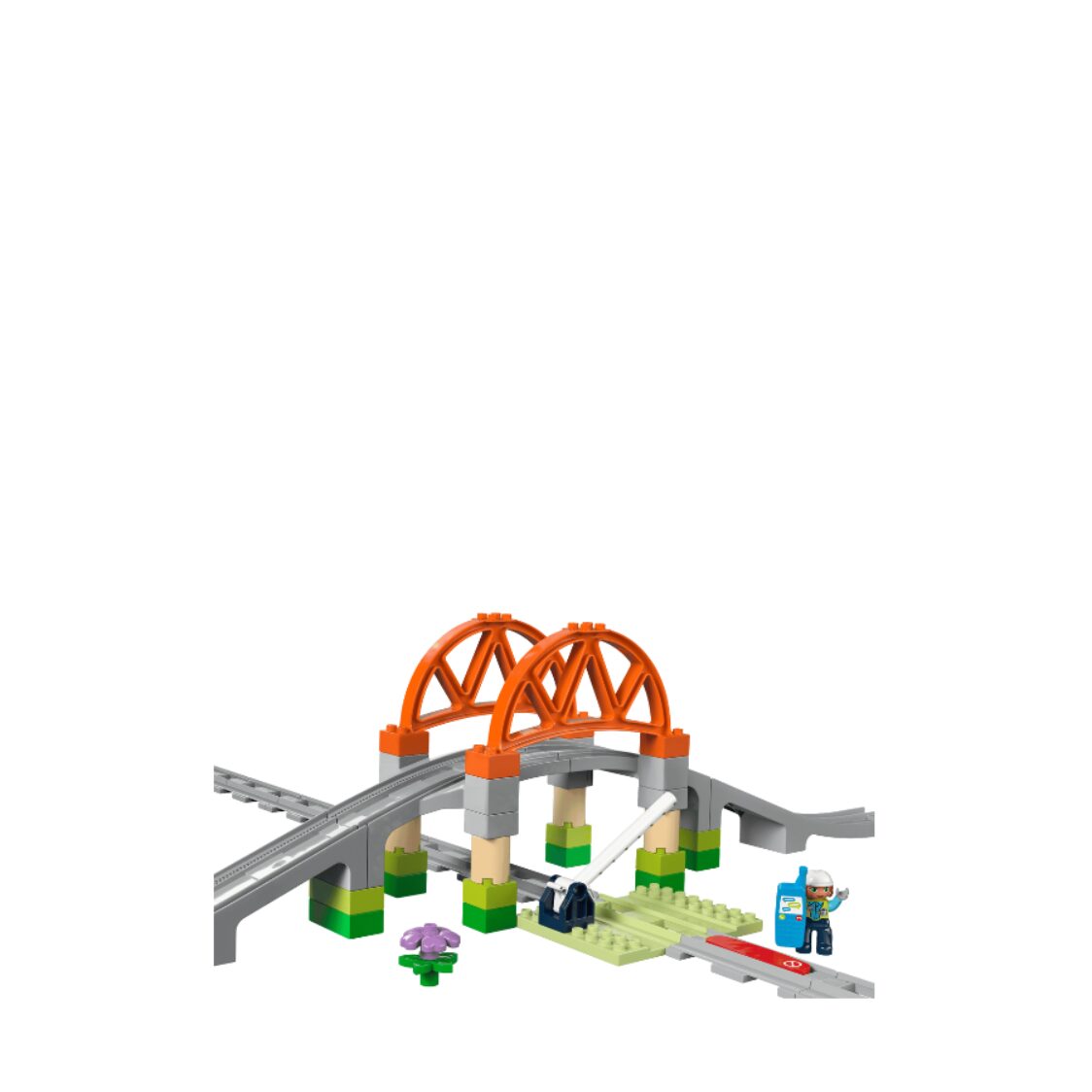Lego Train Bridge and Tracks Expansion Set 10426 - Metro Singapore Departmental Store - Celebrating 69 Years in SG