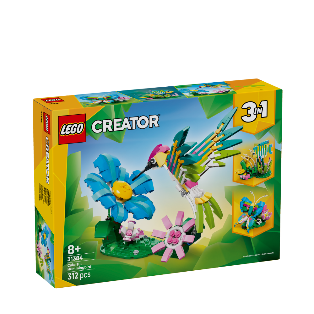 Lego Wild Animals: Colorful Hummingbird 31384 - Metro Singapore Departmental Store - Celebrating 69 Years in SG