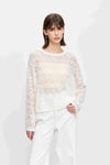Lily Long Sleeve Knit Blouse - Metro Singapore Departmental Store - Celebrating 69 Years in SG