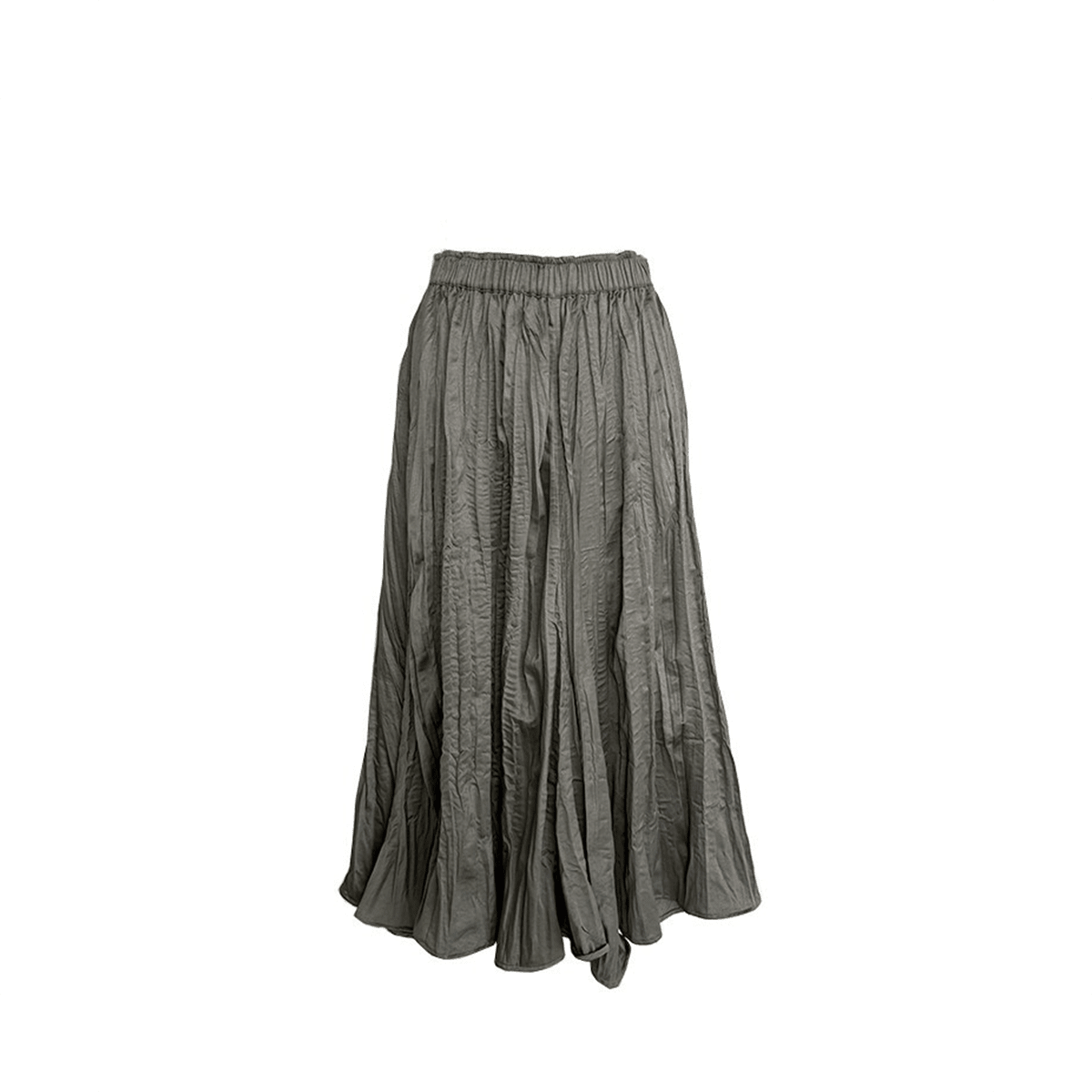 LILY Olive Long Flowy Skirt - Metro Singapore Departmental Store - Celebrating 69 Years in SG