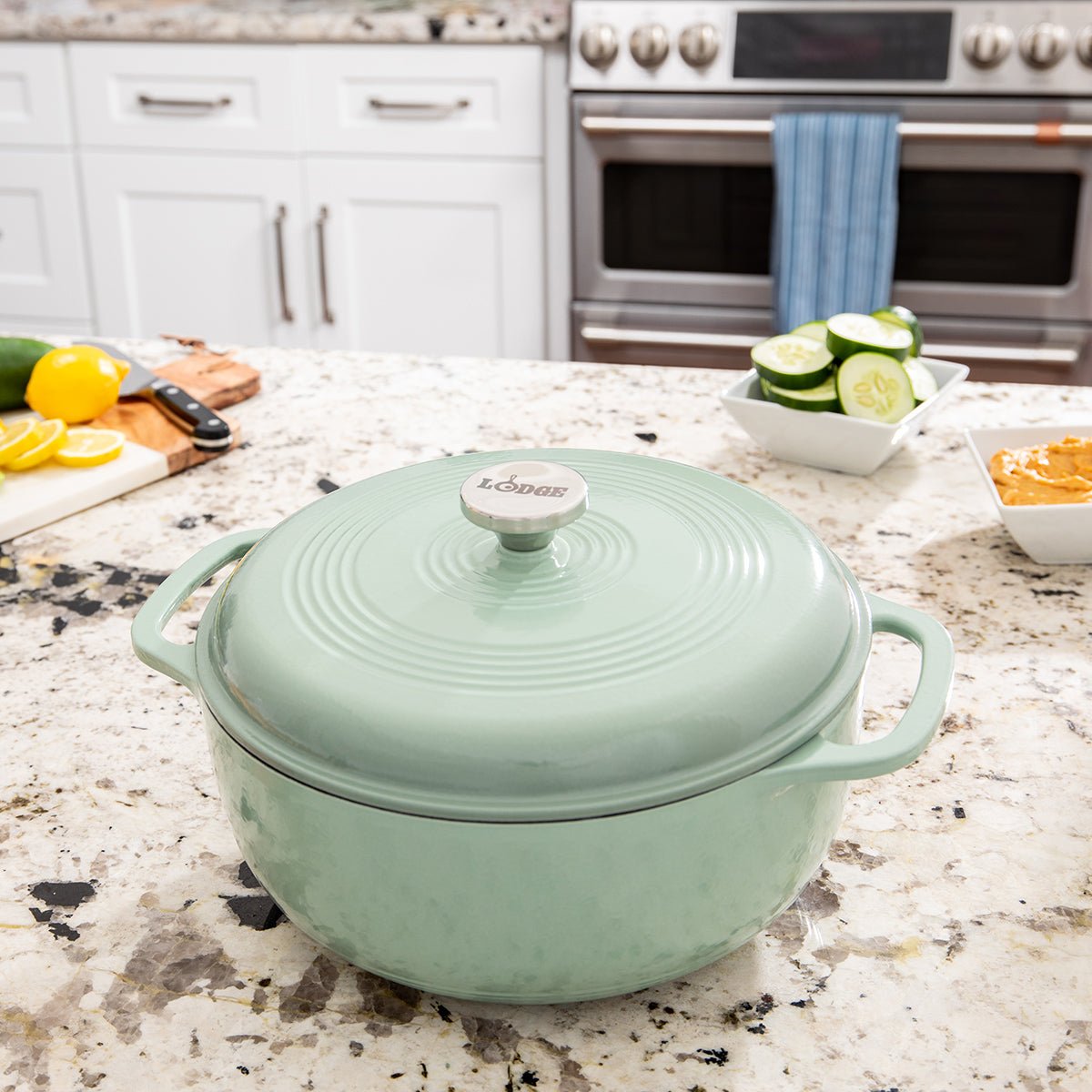 Lodge Enameled Cast Iron Dutch Oven 6QT - Metro Singapore Departmental Store - Celebrating 69 Years in SG