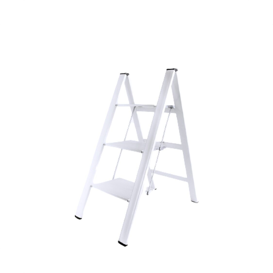 Lucano Slim Step Alum 3 Stepstool Ladder ML8BWH - Metro Singapore Departmental Store - Celebrating 69 Years in SG