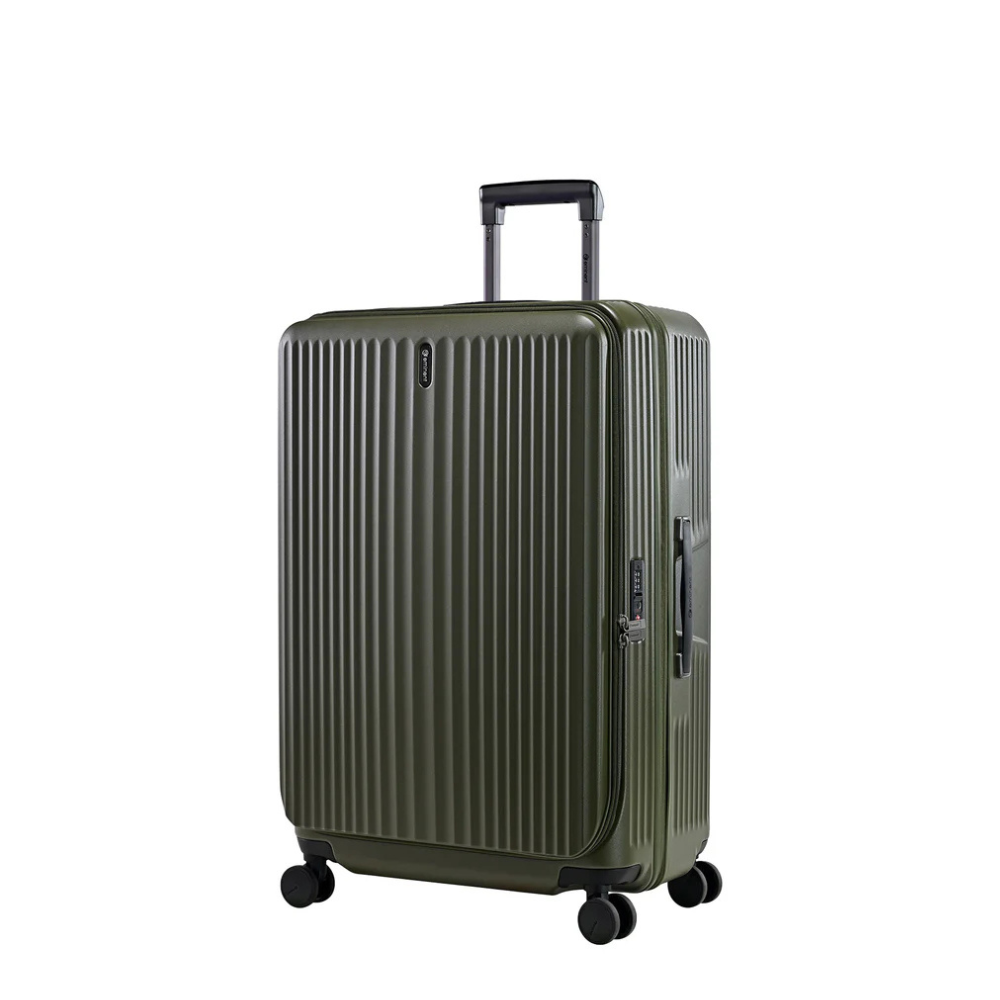 Eminent Alfred KK50-1  Olive Green Flat-Top Opening Expandable Trolley Case