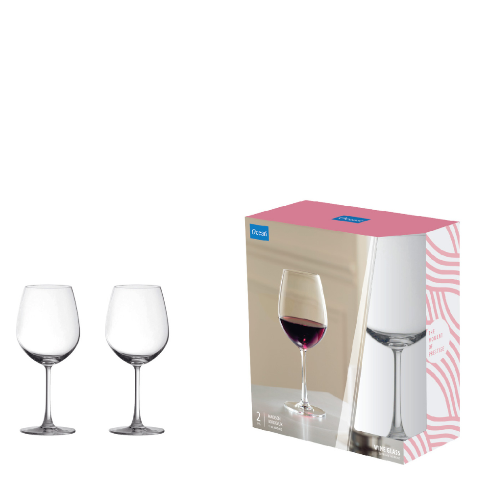 Ocean Madison Bordeaux 21oz 2pc Set (5015A210)