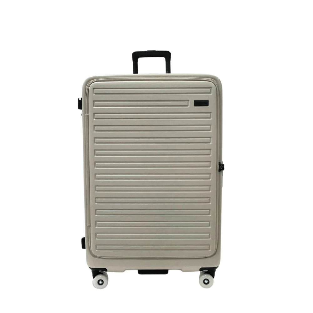 Hush Puppies 69-4039 Oat Milk First Top-Opening Polycarbonate Luggage