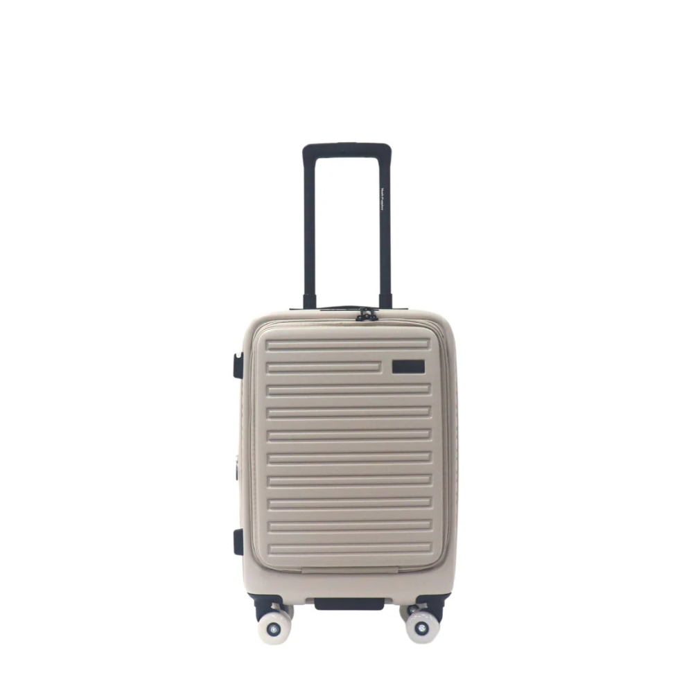 Hush Puppies 69-4039 Oat Milk First Top-Opening Polycarbonate Luggage
