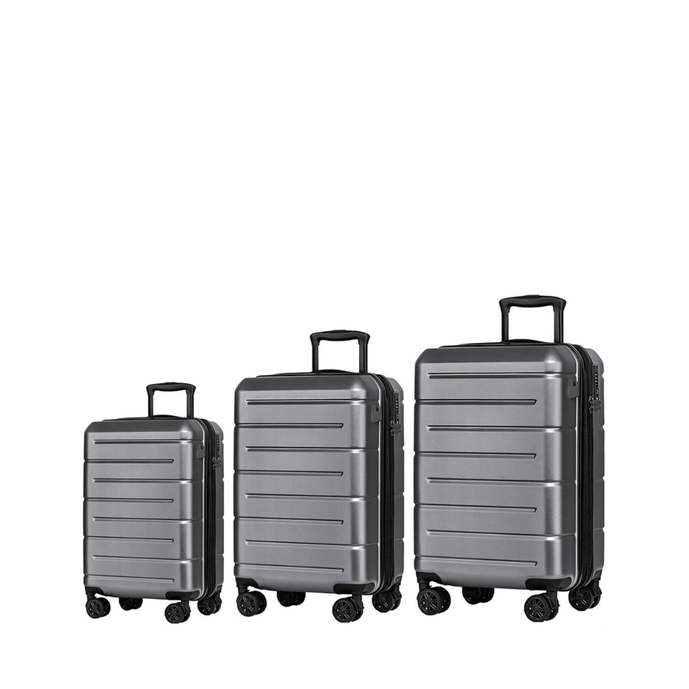 M Collection Expandable TSA Lock 360 Silent Brake Wheel Luggage - Dark Gray - Metro Singapore Departmental Store - Celebrating 69 Years in SG