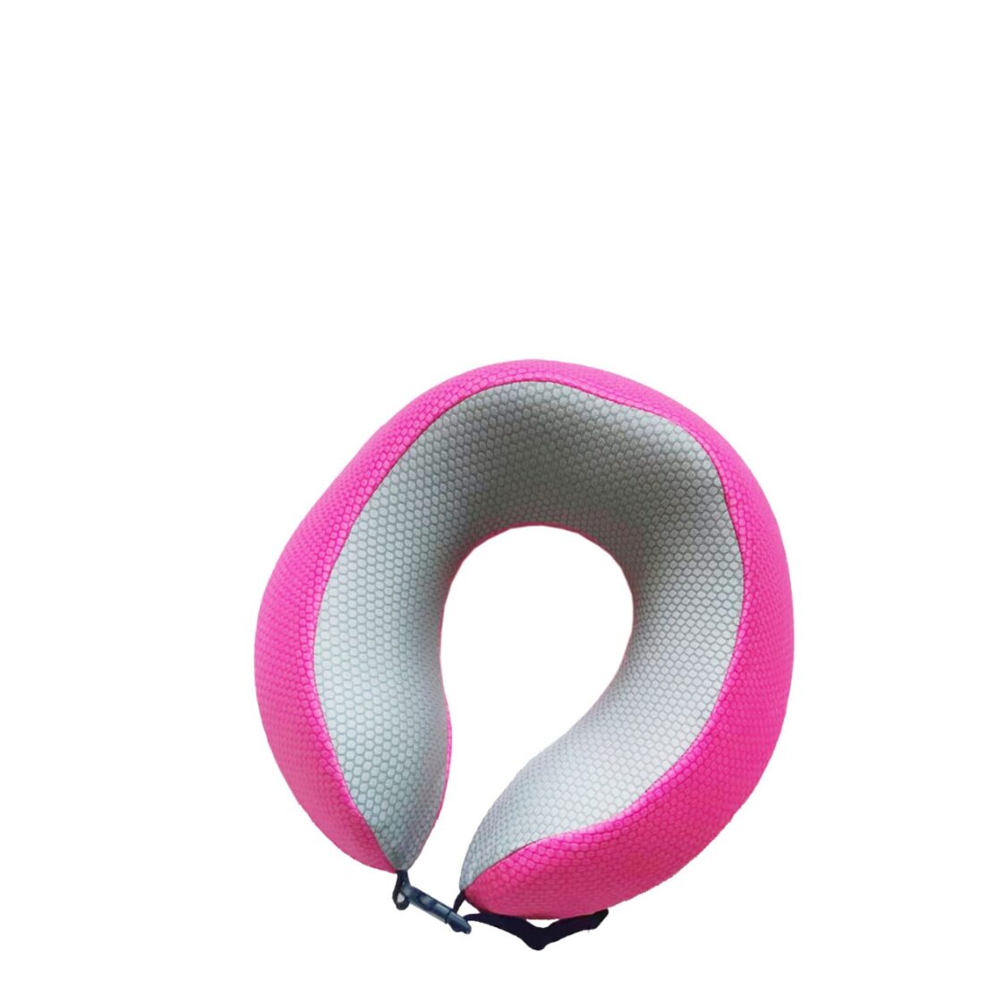 M Collection Memory Foam Neck Pillow With Case - Grey Pink - Metro Singapore Departmental Store - Celebrating 69 Years in SG