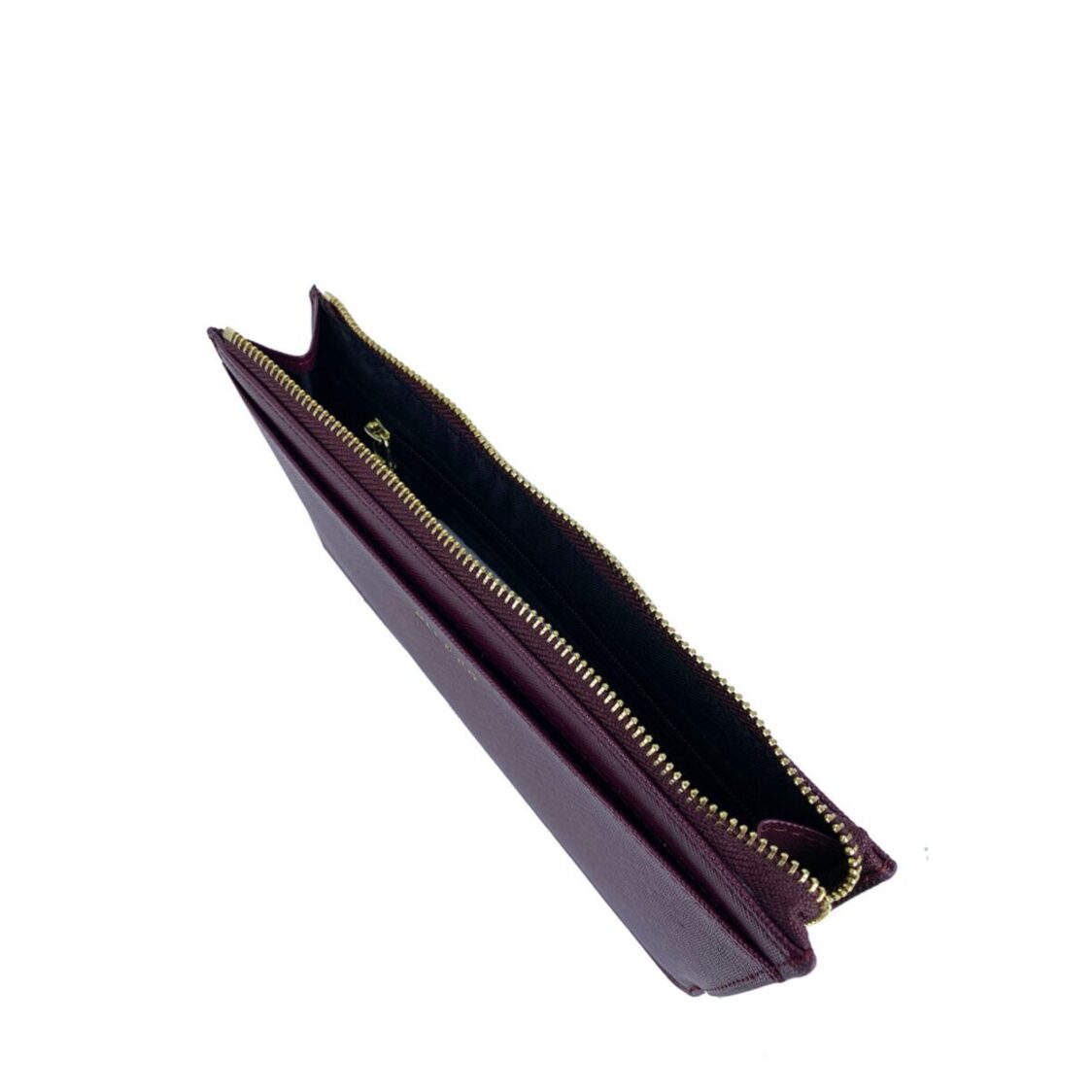 Mel&Co Saffiano-Effect Slim Long Wallet