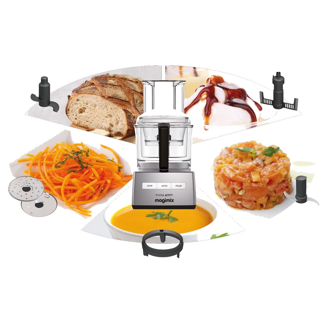 Magimix 4200XL Noir Multifunction Food Processor MGMX021416 - Metro Singapore Departmental Store - Celebrating 69 Years in SG