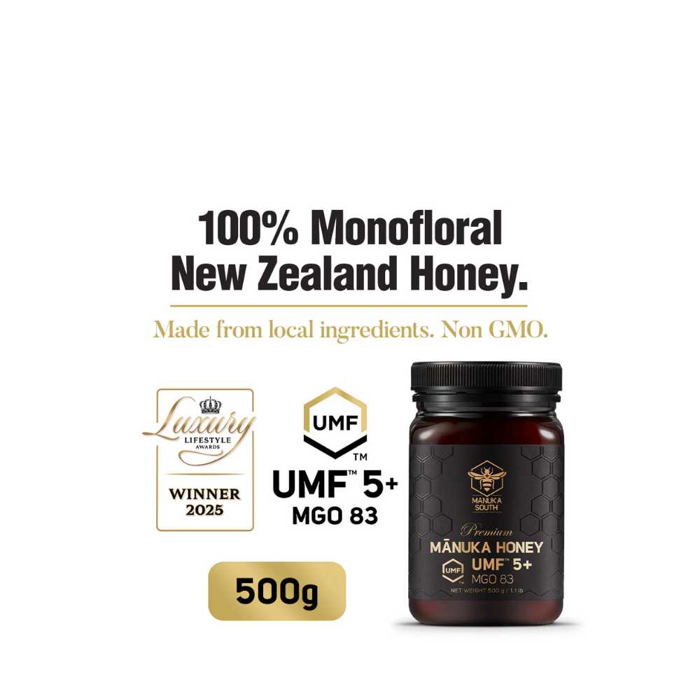 Manuka South UMF 5+ MGO83 Manuka Honey 500g Twin Pack - Metro Singapore Departmental Store - Celebrating 69 Years in SG