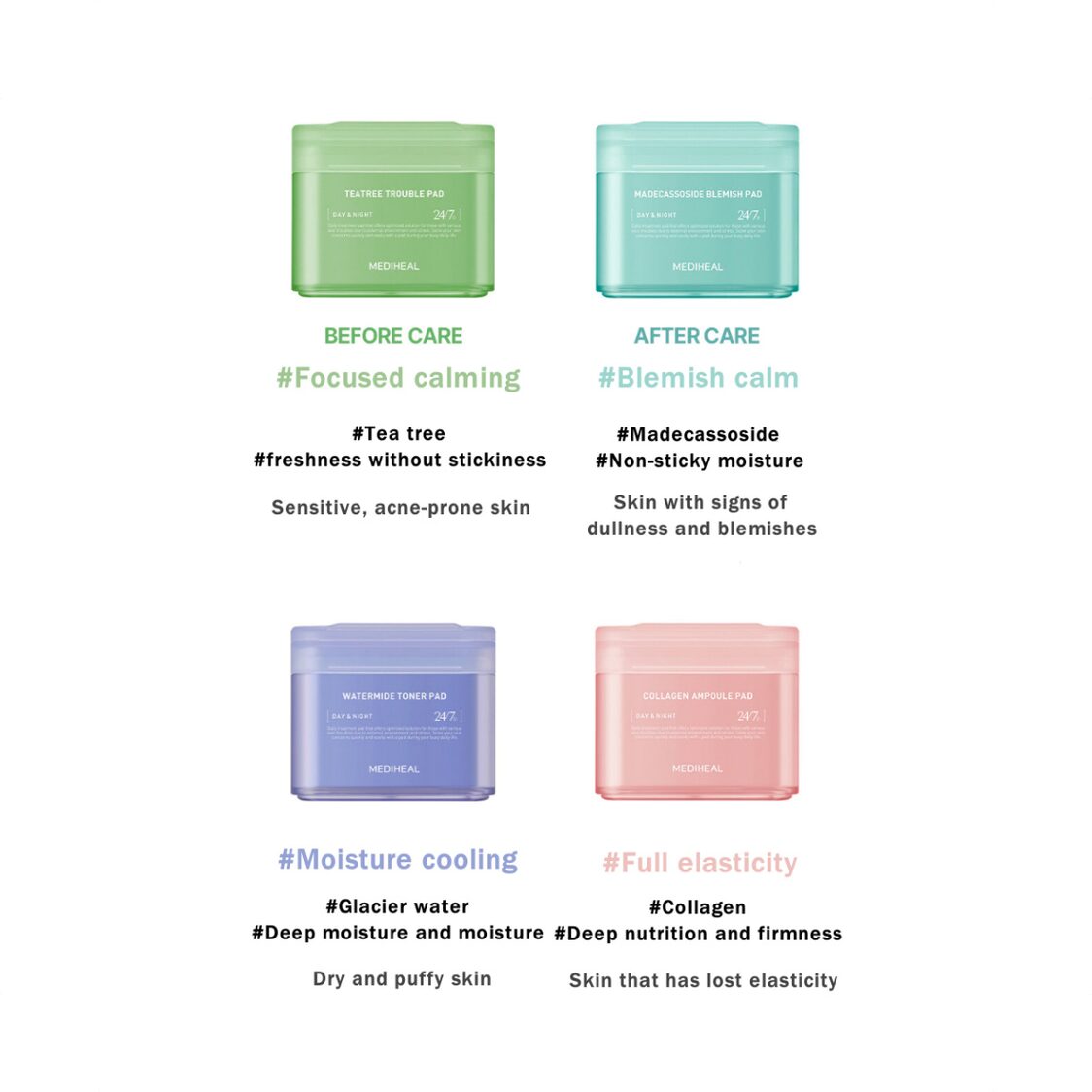 Mediheal Collagen Ampoule Pad 100pcs 505870 - Metro Singapore Departmental Store - Celebrating 69 Years in SG