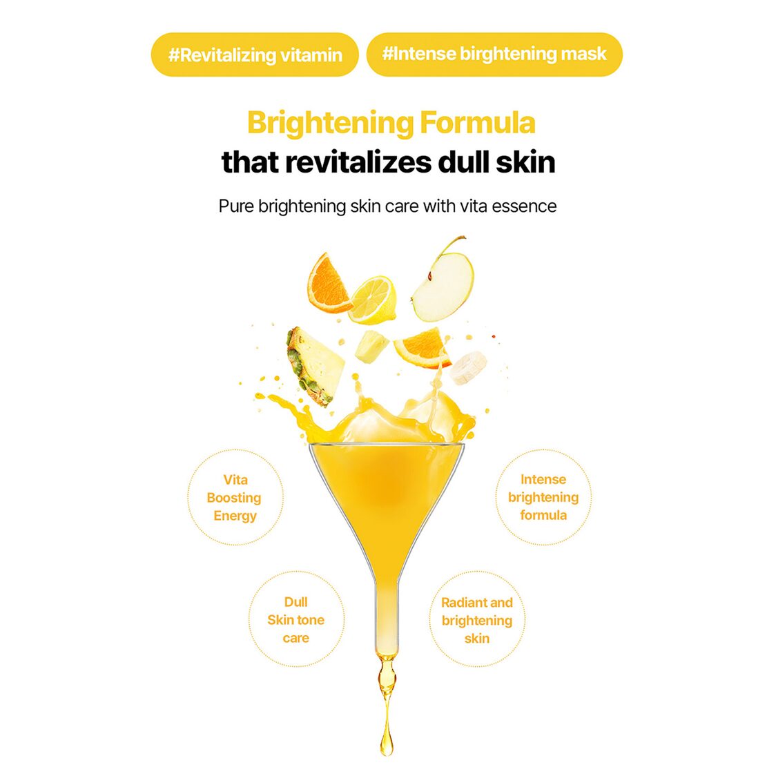 Mediheal Vita Toning Essence Mask 15x20ml 505587 - Metro Singapore Departmental Store - Celebrating 69 Years in SG