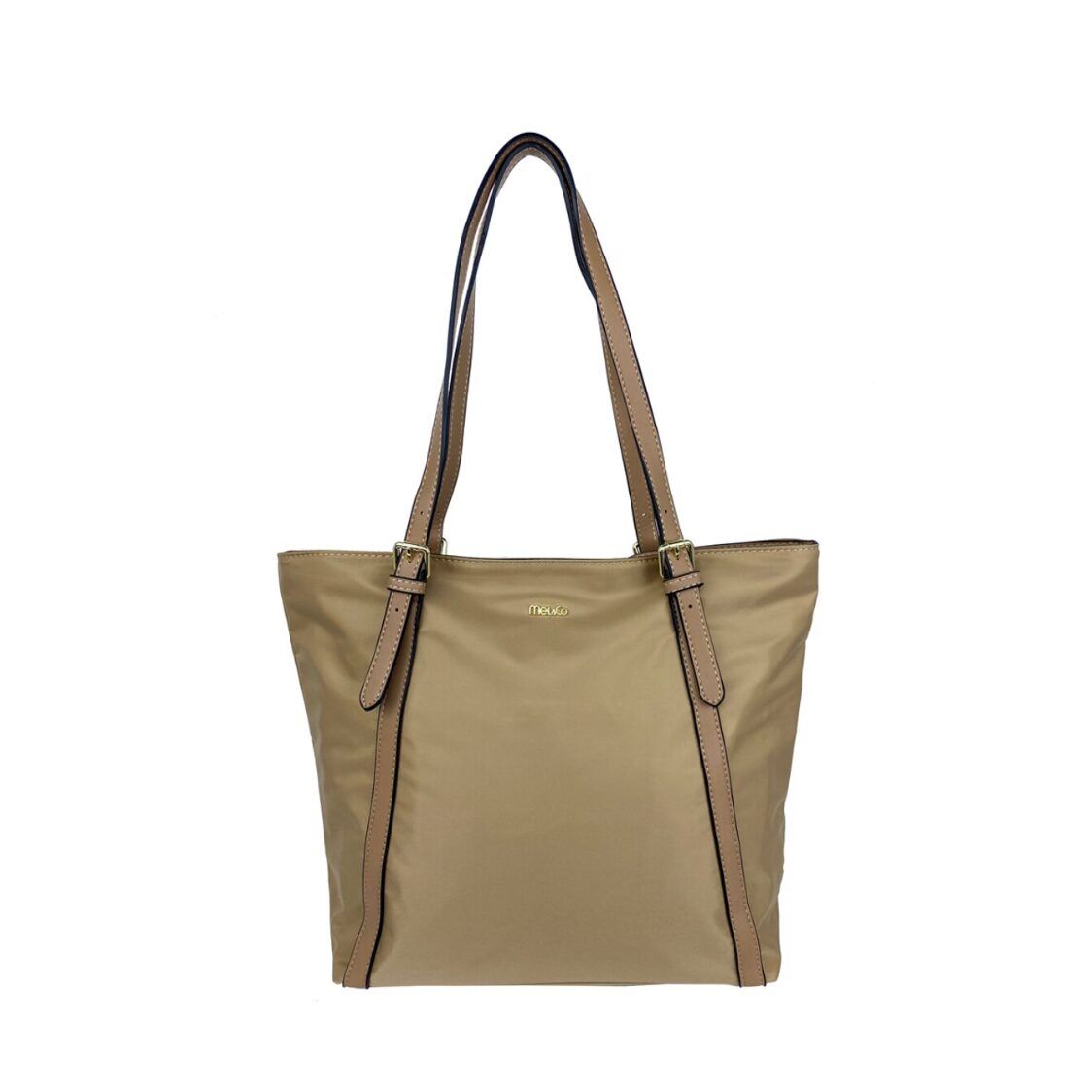 Mel&Co Nylon Double Handle Tote Bag