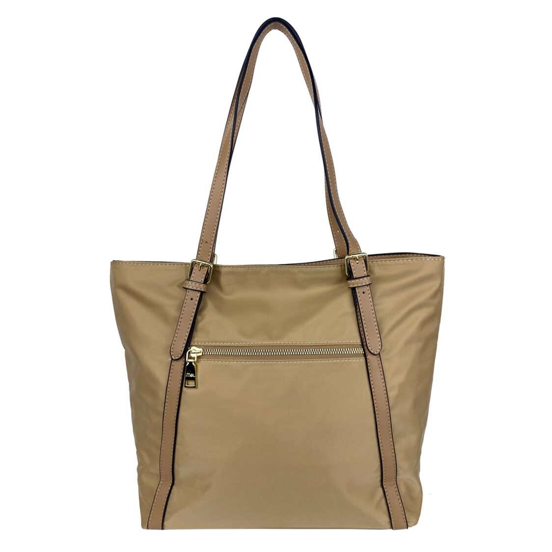 Mel&Co Nylon Double Handle Tote Bag