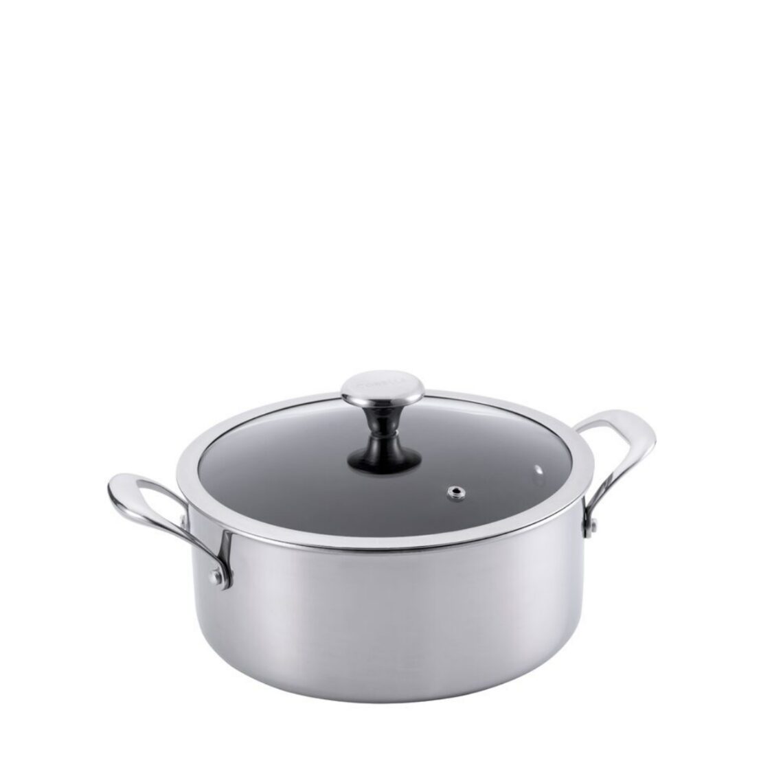 [Metro Exclusive] Corelle DuraNano Triply Casserole 24cm With Lid - Metro Singapore Departmental Store - Celebrating 69 Years in SG