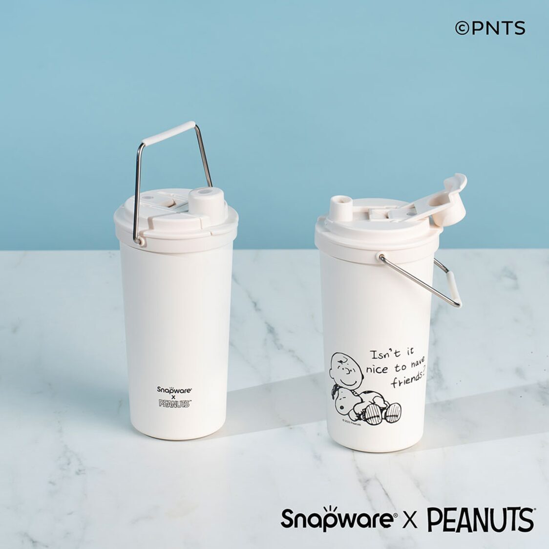 [Metro Exclusive] Snapware Thermal Bottle With Handle - Snoopy Bold - Metro Singapore Departmental Store - Celebrating 69 Years in SG