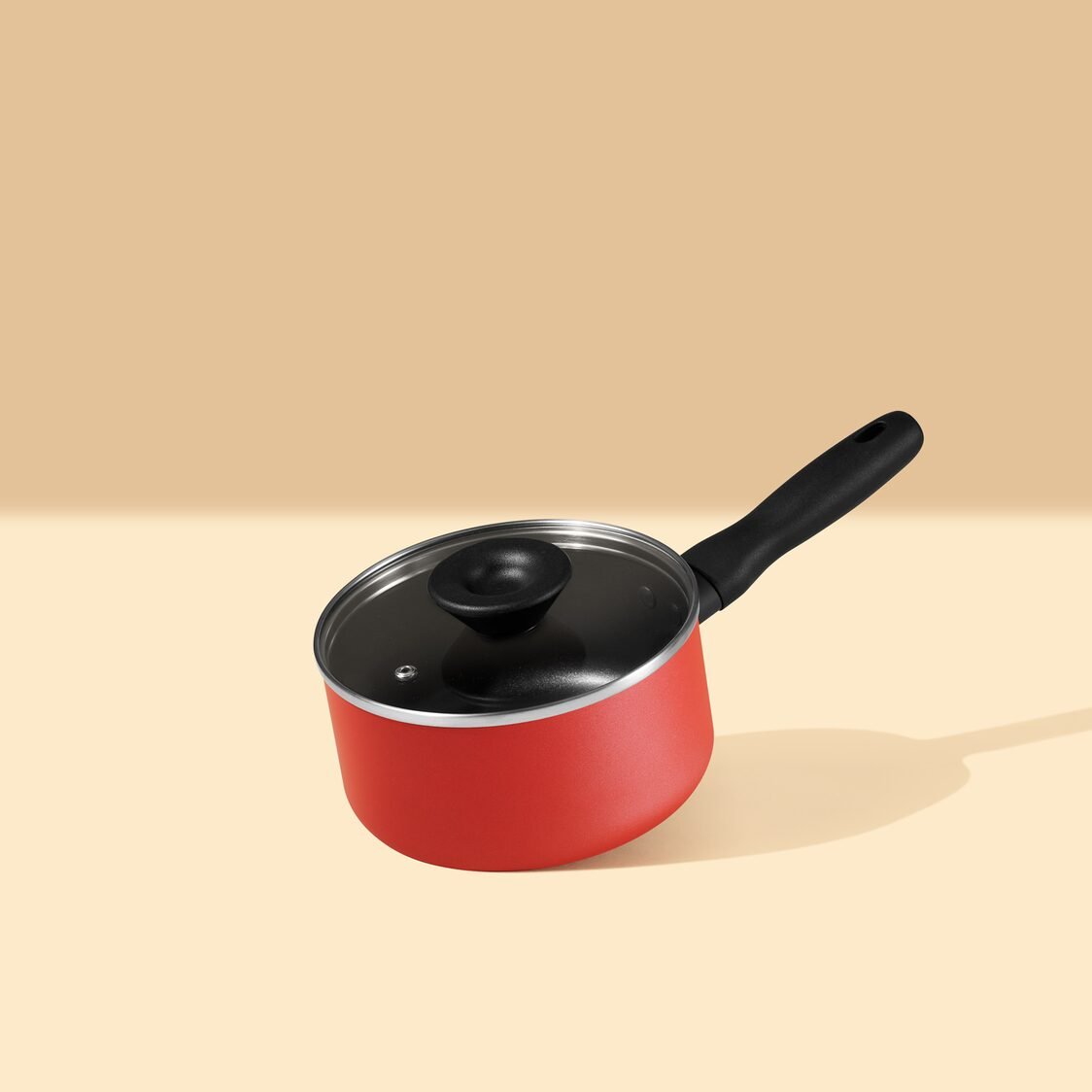Meyer Bauhaus Nonstick Roma Red Covered Saucepan (Induction) - Metro Singapore Departmental Store - Celebrating 69 Years in SG
