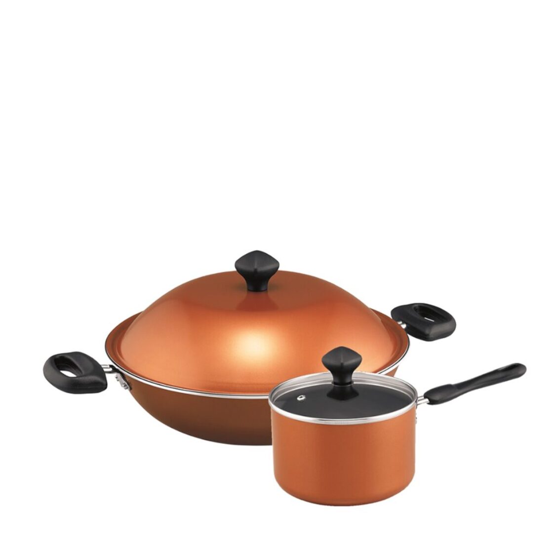 Meyer Bronze Saucepan + Wok Set (16485) - Metro Singapore Departmental Store - Celebrating 69 Years in SG