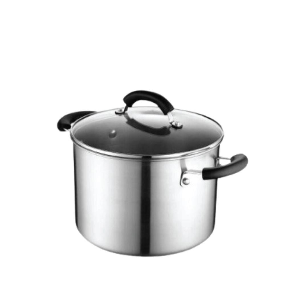 Meyer Centennial Stainless Steel 26cm/11.4L Stockpot with Glass Lid 72081 - Metro Singapore Departmental Store - Celebrating 69 Years in SG