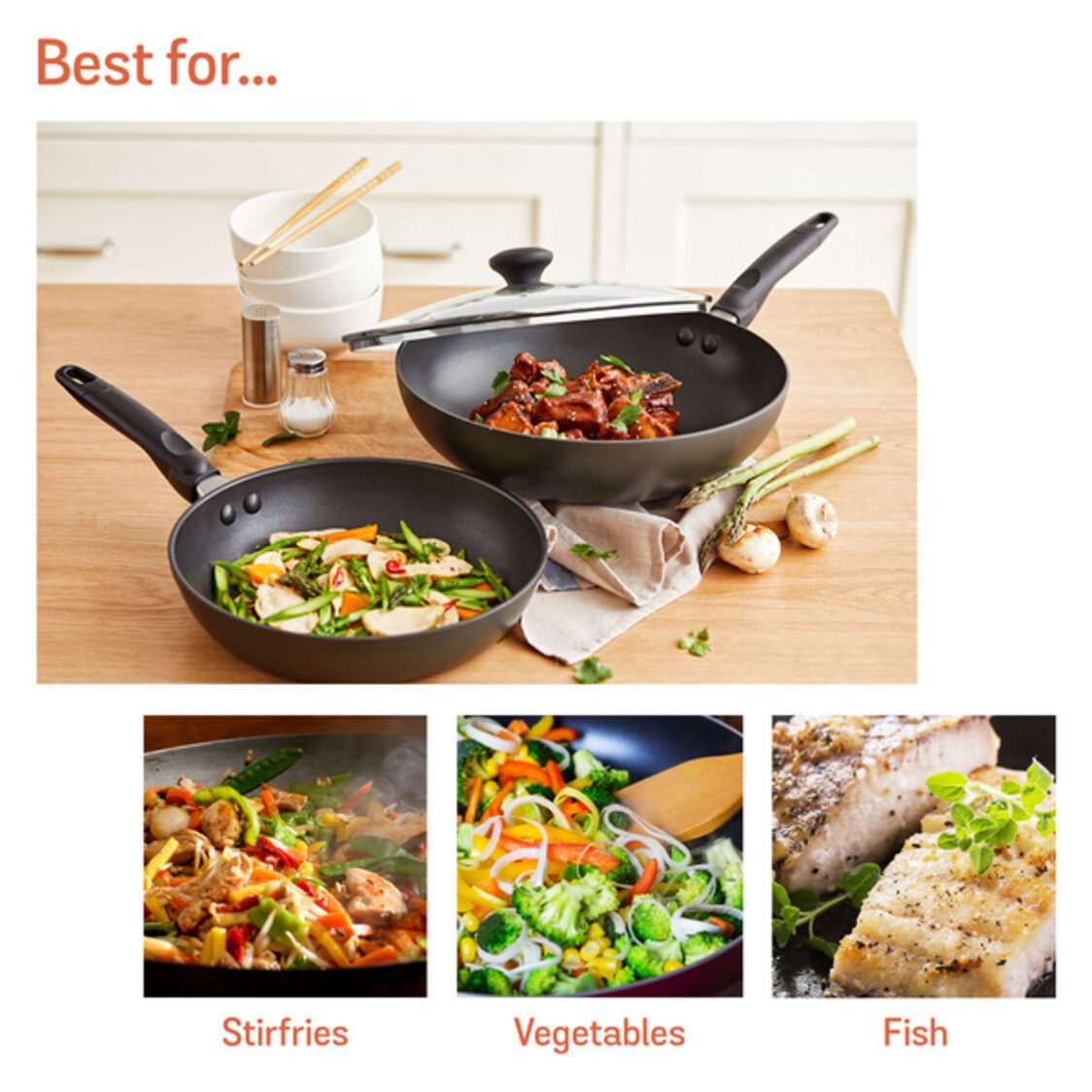 Meyer Cook N Look Nonstick 30cm Covered Stirfry (Induction) 18895 - Metro Singapore Departmental Store - Celebrating 69 Years in SG