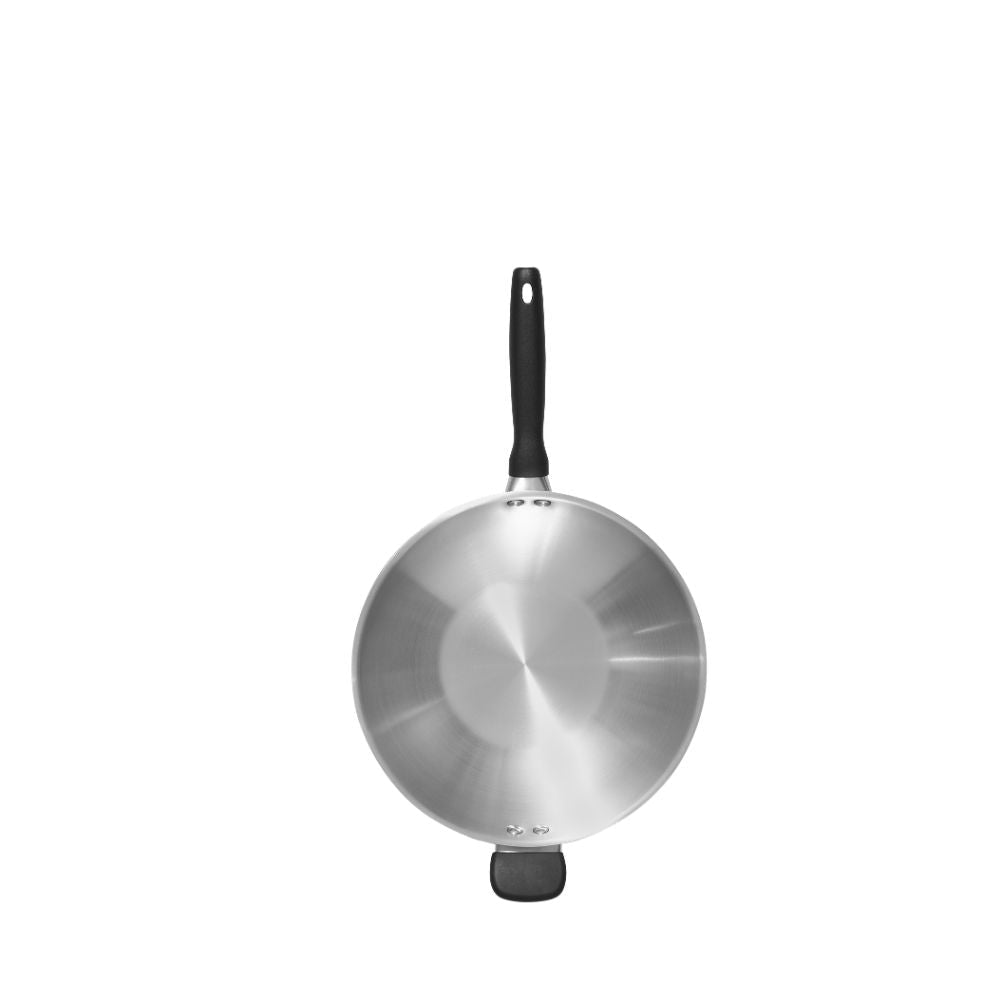 Meyer Luna Stainless Steel 30cm Stirfry with Helper Handle 71806 - Metro Singapore Departmental Store - Celebrating 69 Years in SG