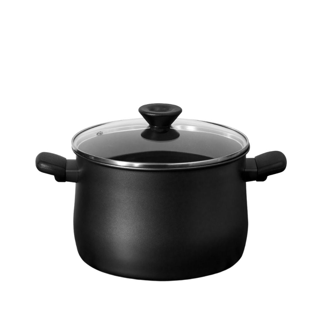 Meyer Midnight Nonstick Stockpot with Glass Lid - Metro Singapore Departmental Store - Celebrating 69 Years in SG