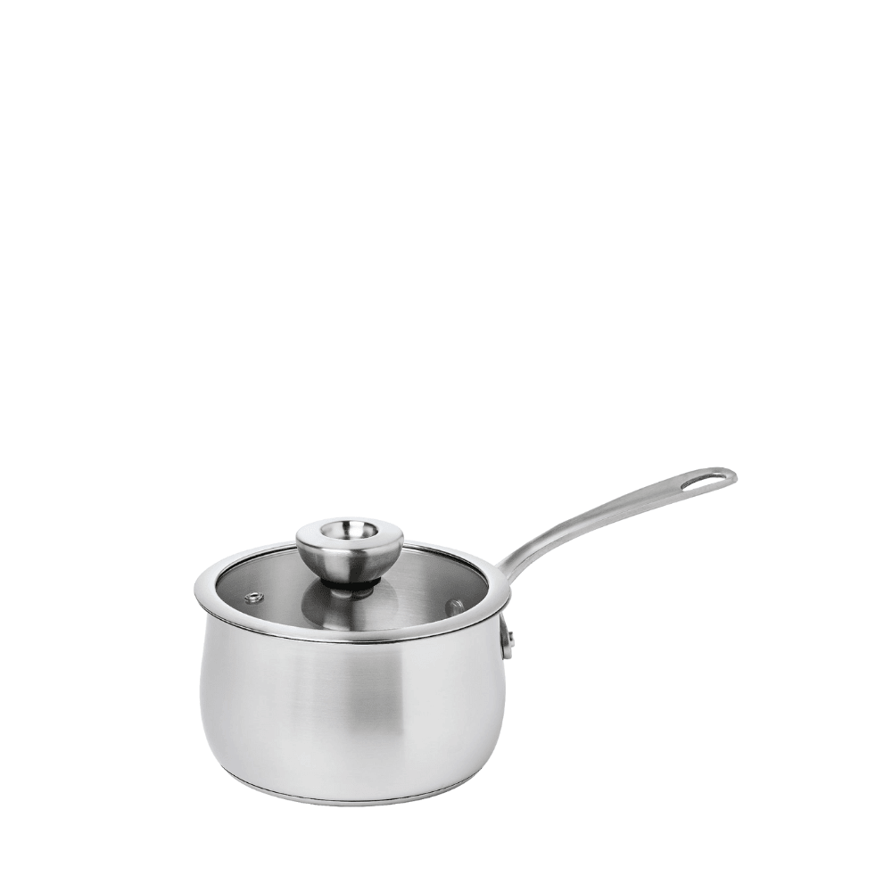 Meyer White Steel 16cm Covered Saucepan - Metro Singapore Departmental Store - Celebrating 69 Years in SG