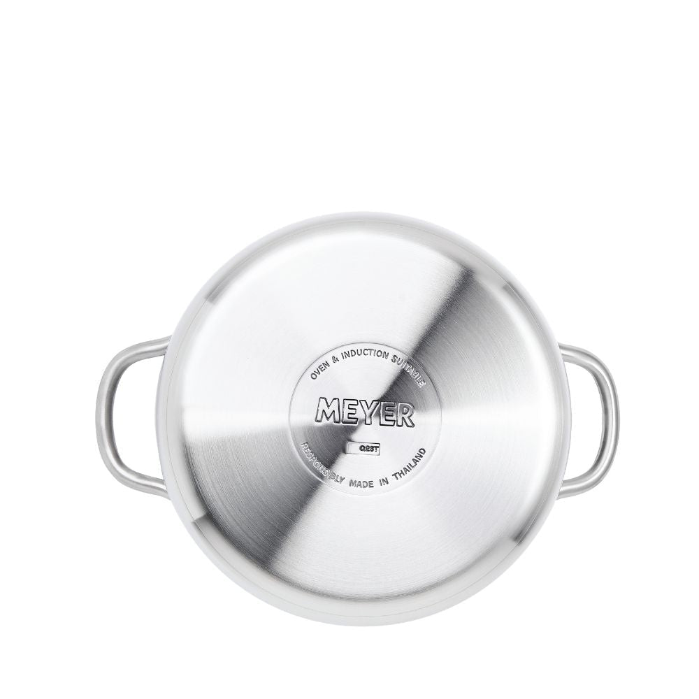 Meyer White Steel Stainless Steel Stockpot with Glass Lid - Metro Singapore Departmental Store - Celebrating 69 Years in SG