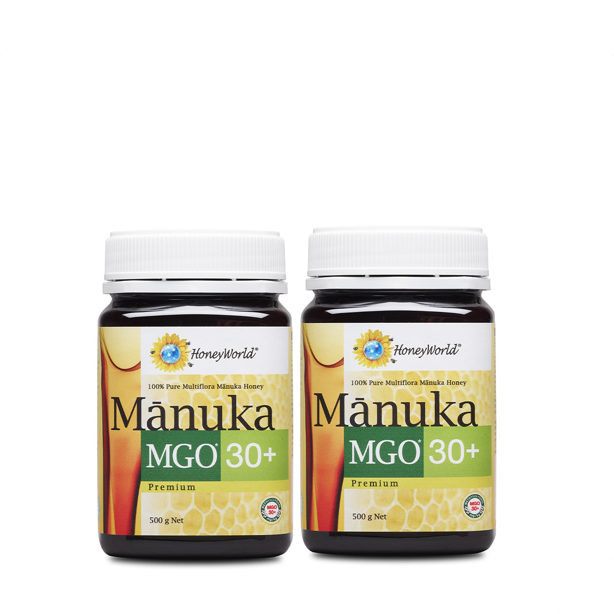HoneyWorld® Manuka MGO 30+ 500g (2 Bottles)