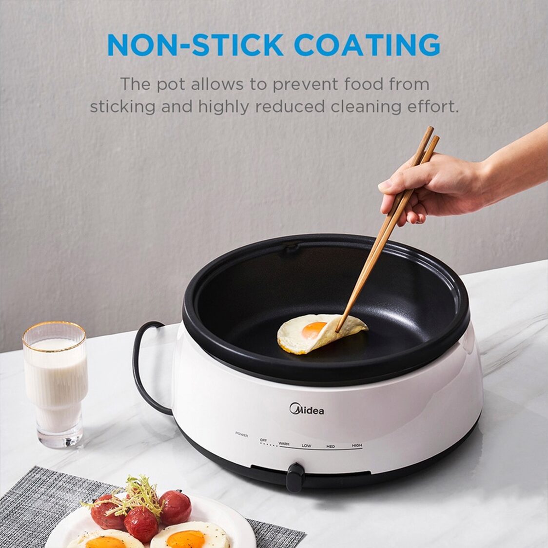Midea 3.5L 1300W Multi Cooker (MEC - 1040W) - Metro Singapore Departmental Store - Celebrating 69 Years in SG