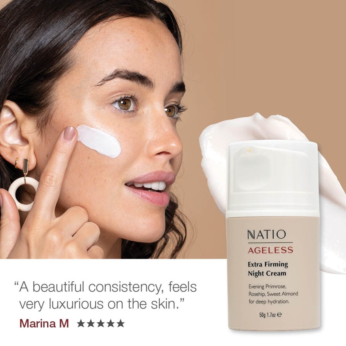 Natio Ageless Extra Firming Night Cream 45g - Metro Singapore Departmental Store - Celebrating 69 Years in SG