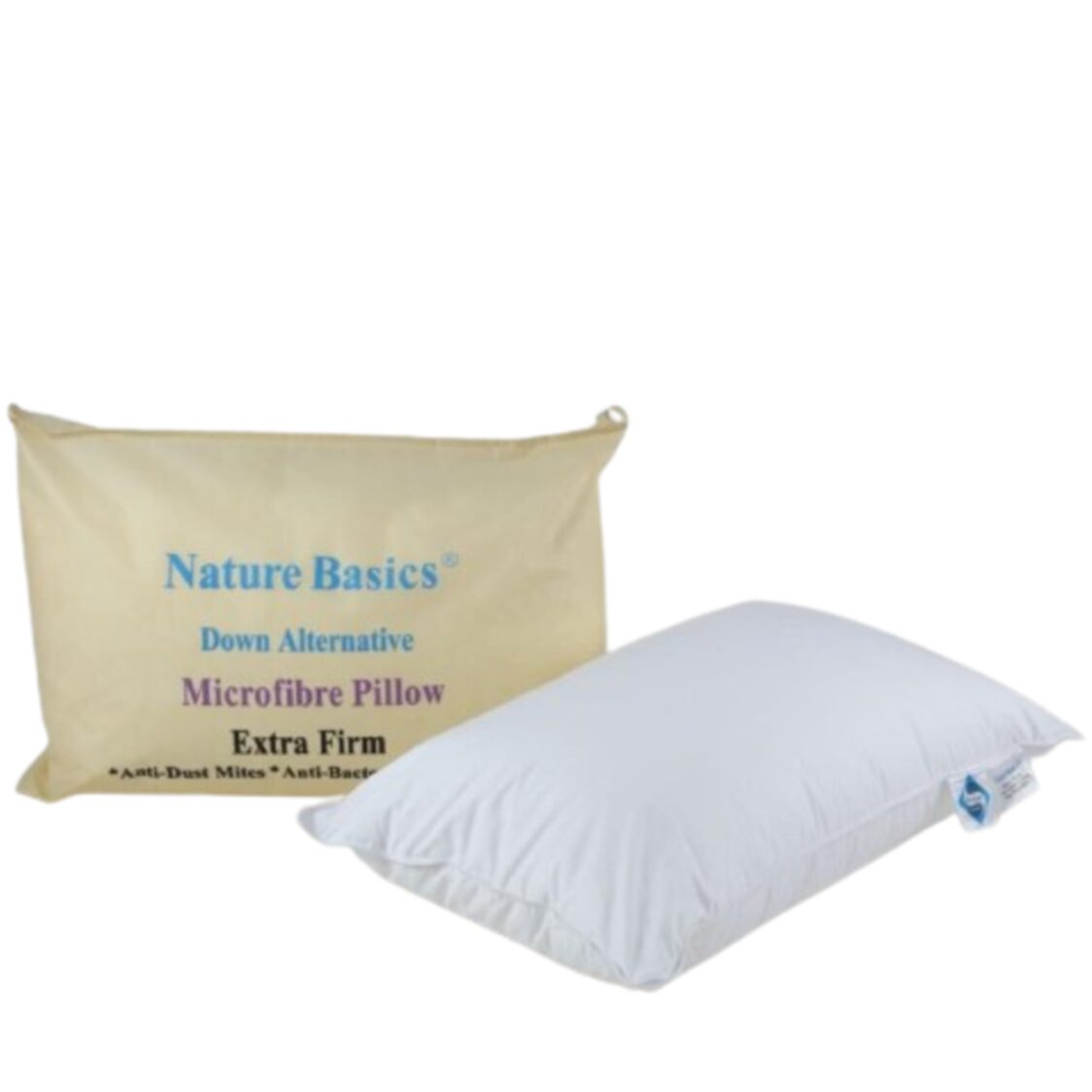 Nature Basics Microfibre Extra Firm Pillow - Metro Singapore Departmental Store - Celebrating 69 Years in SG