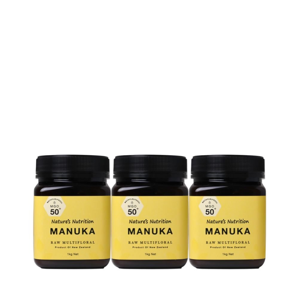 Nature's Nutrition Manuka Honey MGO 50+ 1kg (3 Bottles) - Metro Singapore Departmental Store - Celebrating 69 Years in SG