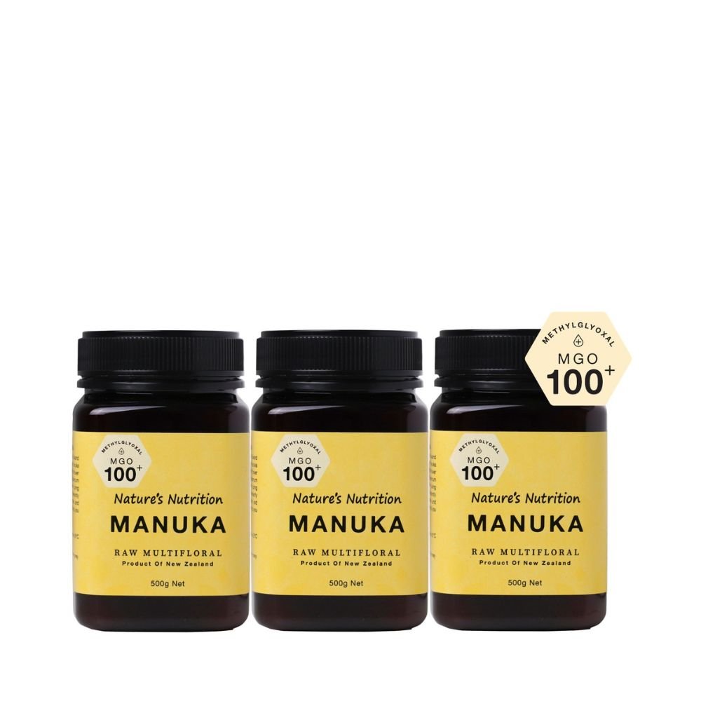 Nature's Nutrition Manuka MGO 100+ 500g (3 Bottles) - Metro Singapore Departmental Store - Celebrating 69 Years in SG