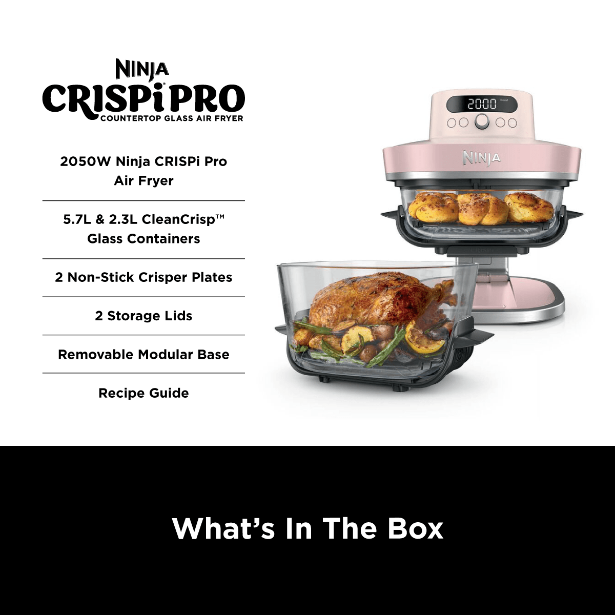 Ninja Crispi Pro Glass Air Fryer AS101 - Metro Singapore Departmental Store - Celebrating 69 Years in SG