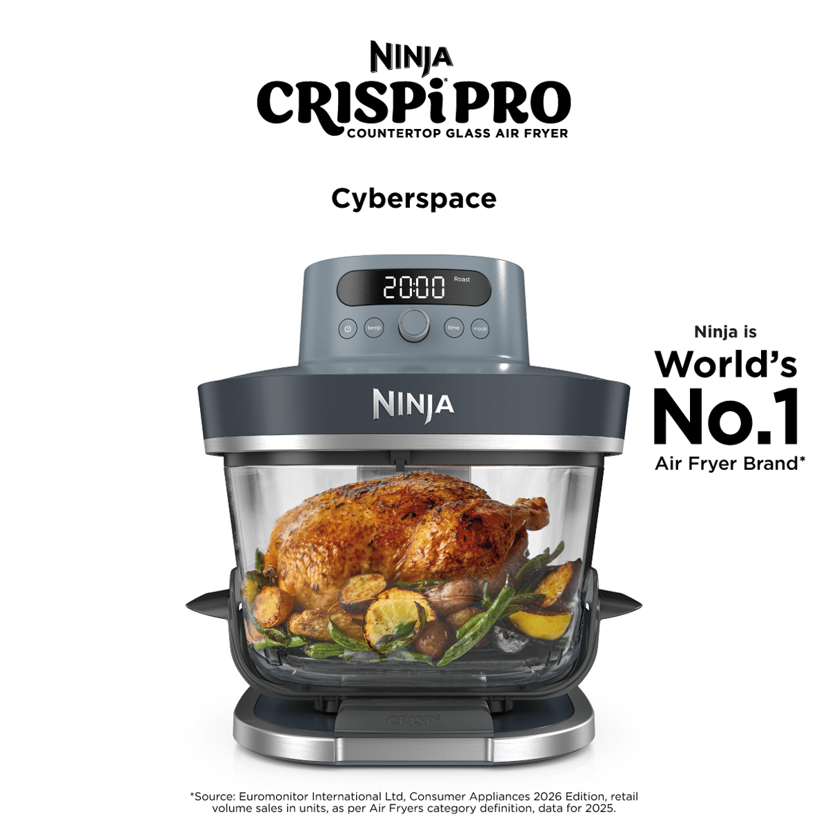 Ninja Crispi Pro Glass Air Fryer AS101 - Metro Singapore Departmental Store - Celebrating 69 Years in SG