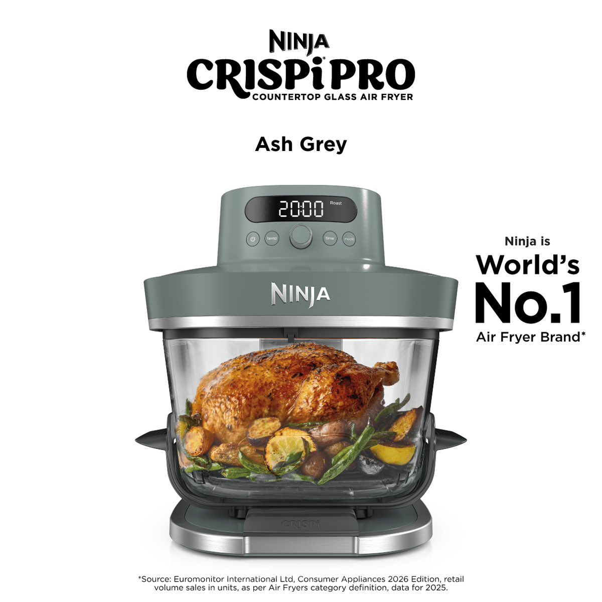 Ninja Crispi Pro Glass Air Fryer AS101 - Metro Singapore Departmental Store - Celebrating 69 Years in SG