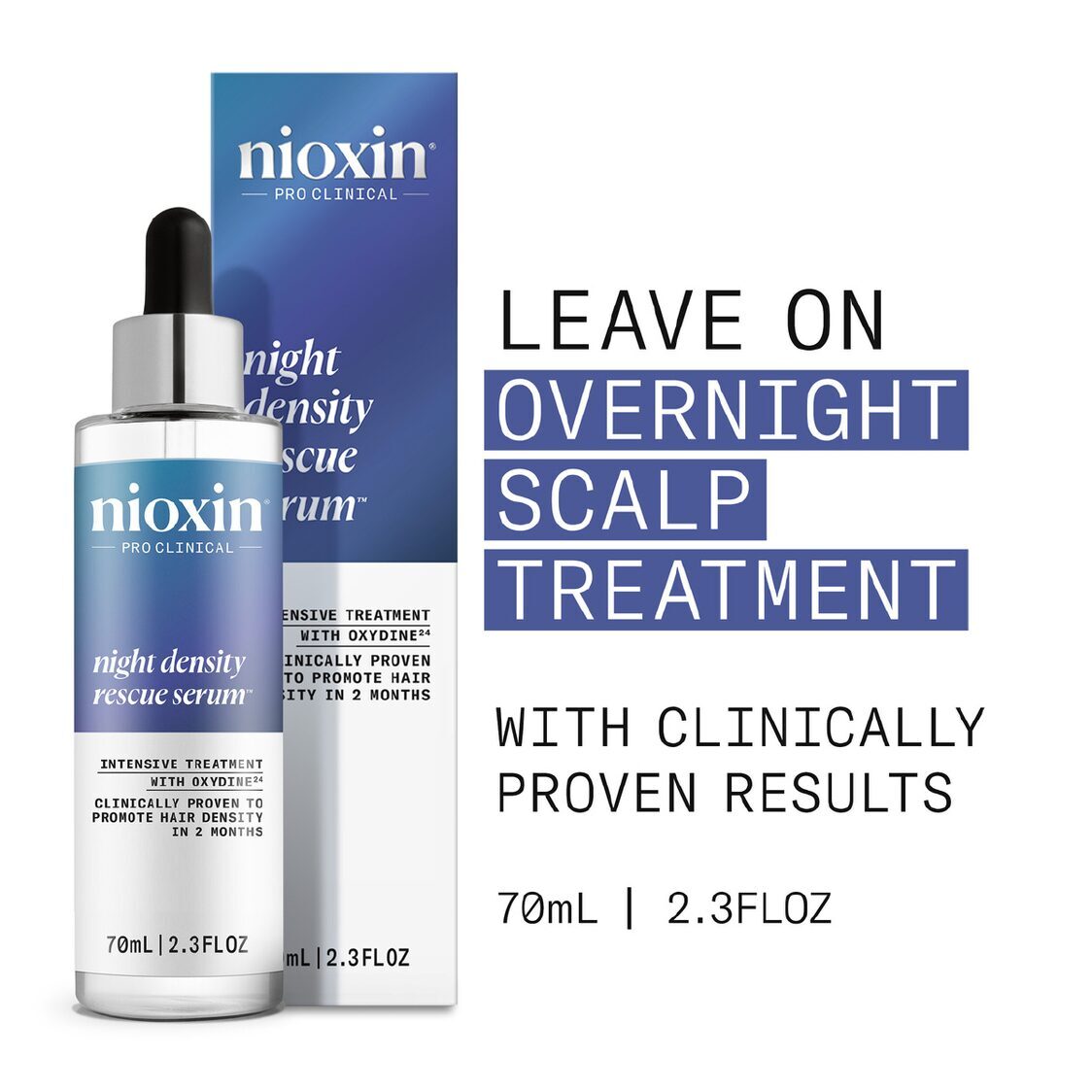 Nioxin Night Density Rescue Serum 70ml - Metro Singapore Departmental Store - Celebrating 69 Years in SG