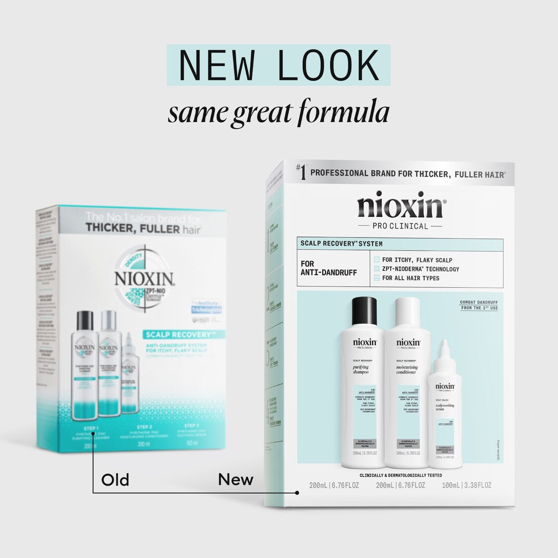 Nioxin Scalp Recovery Kit (Shampoo 200ml + Conditioner 200ml + Serum 100ml)